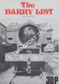 Book cover of The Barry List  by HARDINGHAM, Roger 